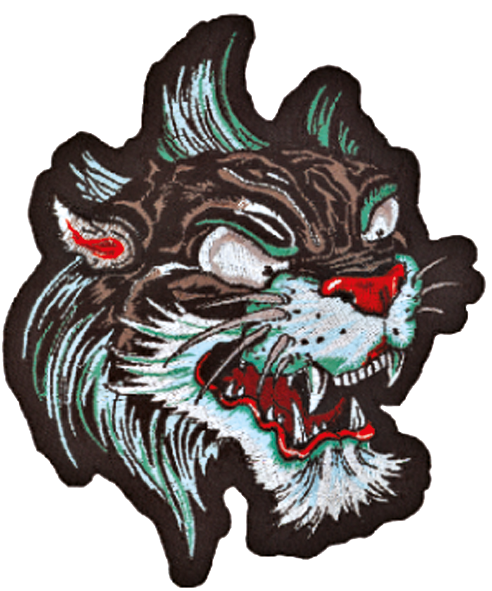 PANTHER HEAD 6,5" X 5" (GB)