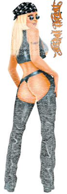HARLEY HOTTIE DECAL 3"X10" (GB)