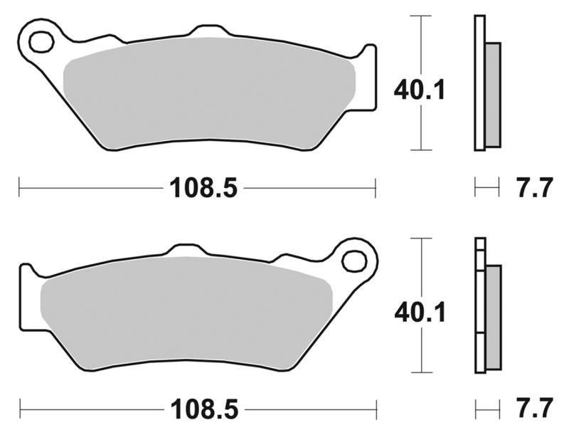 SBS HS FR Brake pads XG16-20 Scout 17-up (GB)