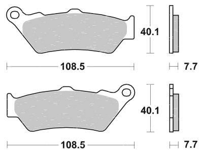 SBS HS FR Brake pads XG16-20 Scout 17-up (GB)