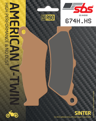 SBS HS FR Brake pads XG16-20 Scout 17-up (GB)