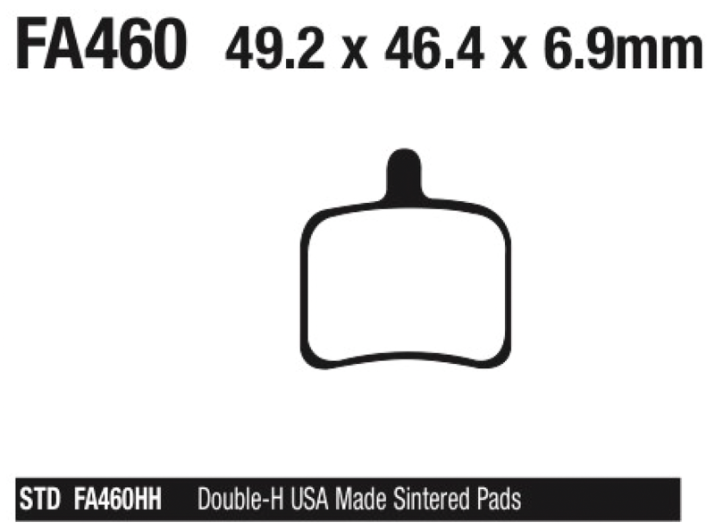 EBC-HH Buell 1125R08-10 rear brake pads (GB)