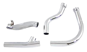 2-1 Complete Exhaust Chrome FL48-57