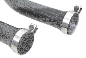 Panhead stainless exhaust port clamp set (GB)