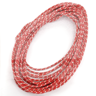 Cotton Wire Red with White Tracer 25ft (GB)