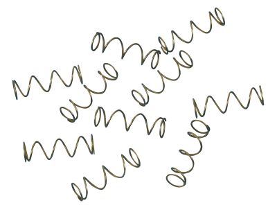 Spring crankcase oil screen, each