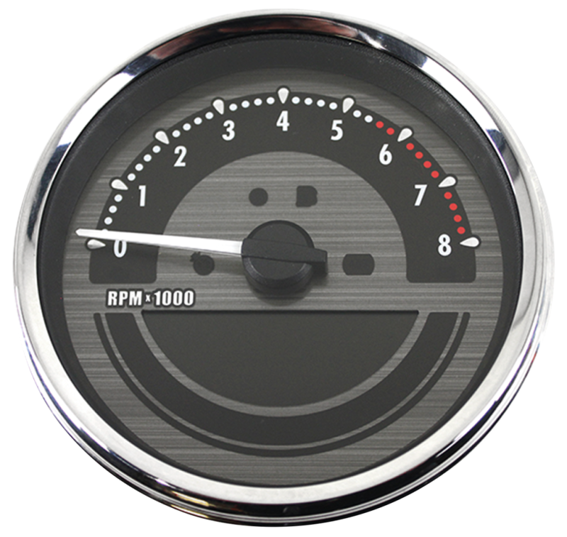 5" Speedo/Tachometer Black KMH/MPH (GB)
