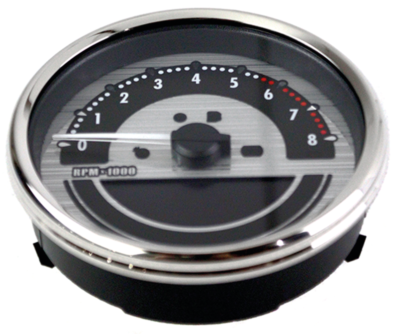 5" Speedo/Tachometer Silver KMH/MPH (GB)