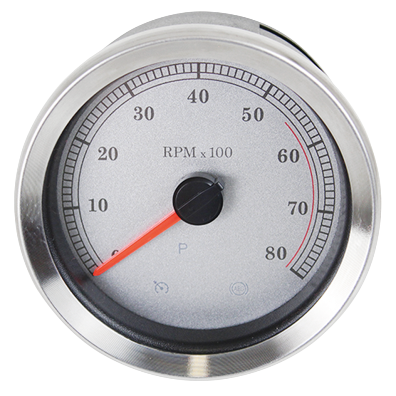 4" Tachometer Silver (GB)