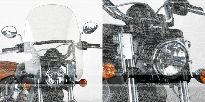 Switchblade Spartan Indian Scout chrome (GB)