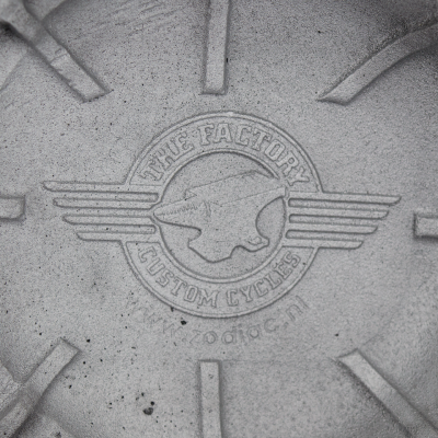 Factory ribbed primary cover XL04-05 Blk