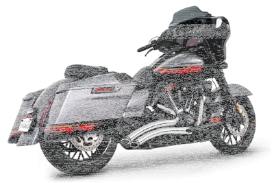 SHARP CURVE RAD CHR/BLK SCULP FLH/T17-UP (GB)