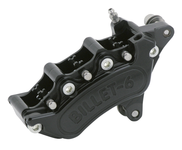 Billet 6 caliper 11.5" FLSTS fr Blk (GB)