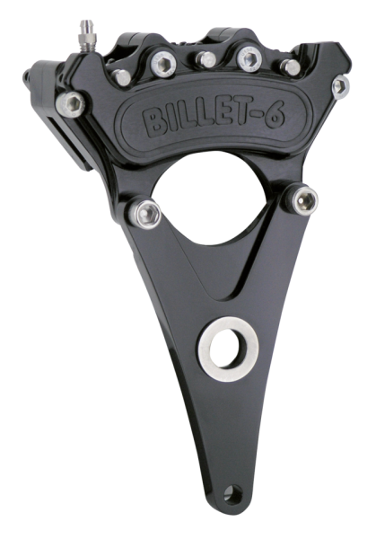 Billet 6 caliper+Y-bracket 10" 76-84 Blk (GB)