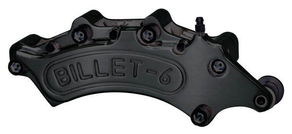 Billet 6 caliper FL(H) 76-83 Black (GB)