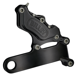 Billet 4 rear brake FLH/T84-99 Black (GB)