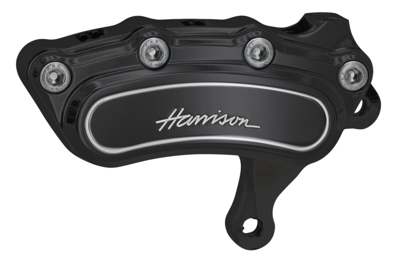 Billet Slim R/H 6 piston fr 13" 00-up Bl (GB)
