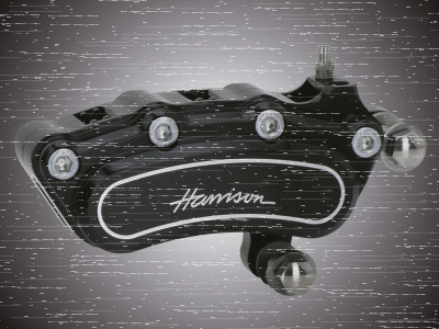 Billet Slim L/H 6 piston fr 13" 84-99 Ch (GB)