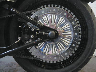 Harrison pulley brake 70Tx1" polished (GB)
