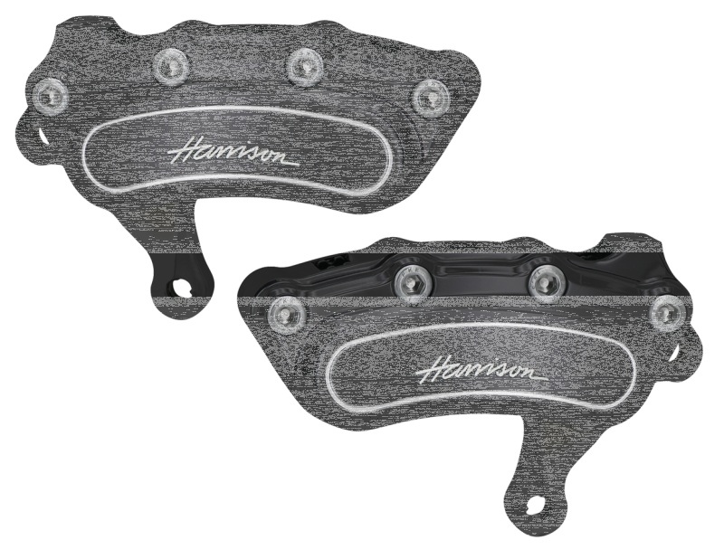 Slimline 6 frnt calipers 13" 00-up Black (GB)