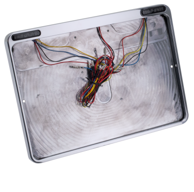 Licenseplateframe run/br/turn polish DK (GB)