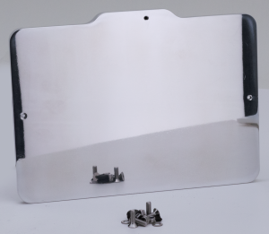 Licenseplateframe w/lic light polish DK (GB)