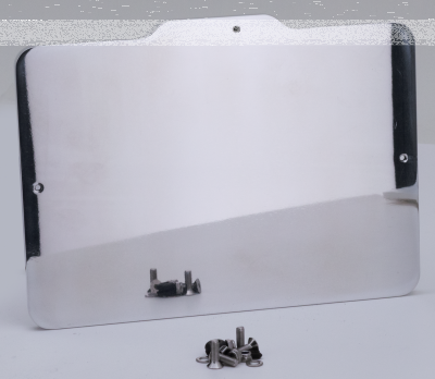 Licenseplateframe w/lic light polish DK (GB)