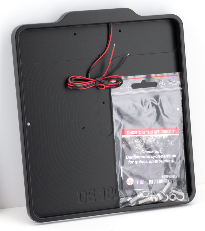DMP License Frame DE Matt Black (GB)