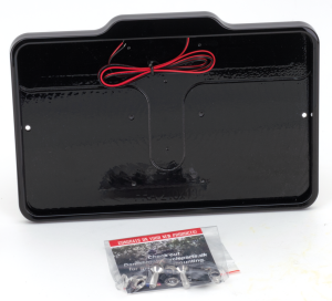 DMP License Frame FR Gloss Black (GB)