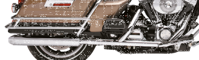 Kerker mufflers w/o end caps FLH85-94 (GB)