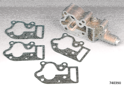 10pck Gasket oil pump cover Black paper (GB)