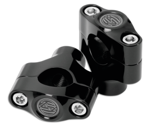 RSD MOTO RISER 1-1/2" TALL BLACK (GB)