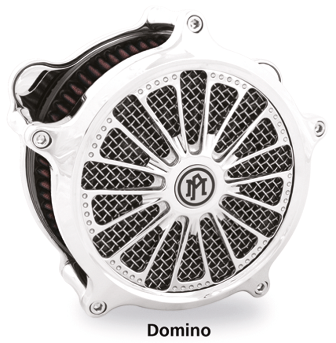 PM aircleaner cover Domino Chrome (GB)