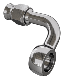 Brakeline banjo 90degr. 3/8" stainless