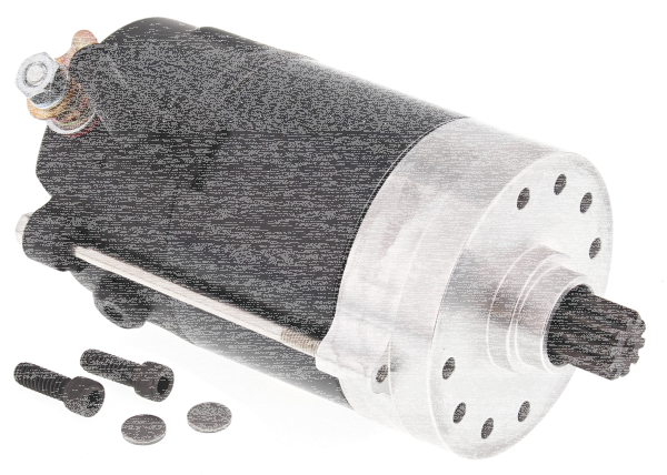 Hitachi type starter 1.4KW black (GB)