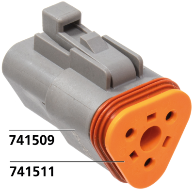 Wedge for 3 pole socket housing (GB)