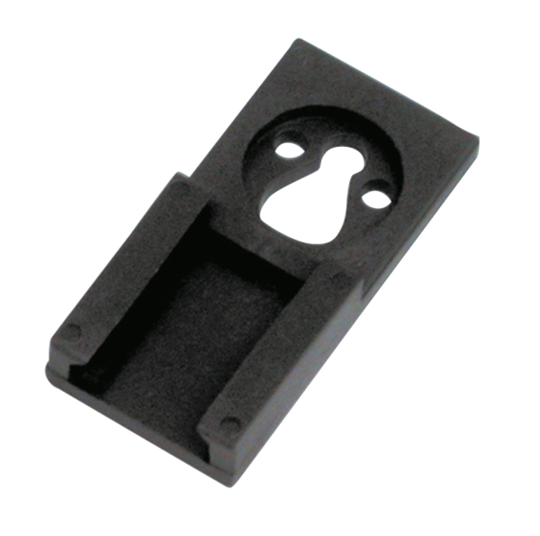 Black mounting bracket 2-3-4-6-12 pole r (GB)