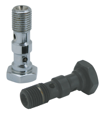 Black SS Double Banjo bolt M10x1.25