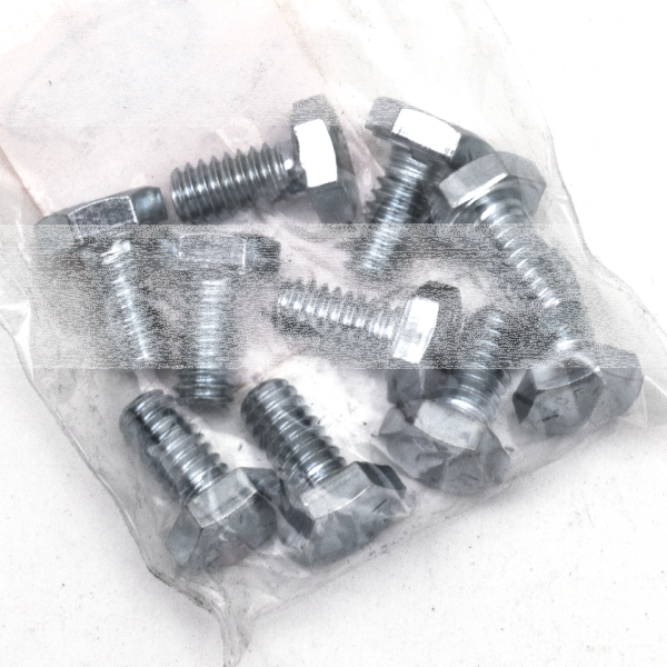 10pck hex bolt 1/4-20x1/2" UNC zinc (GB)