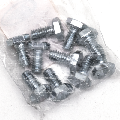 10pck hex bolt 1/4-20x1/2" UNC zinc (GB)