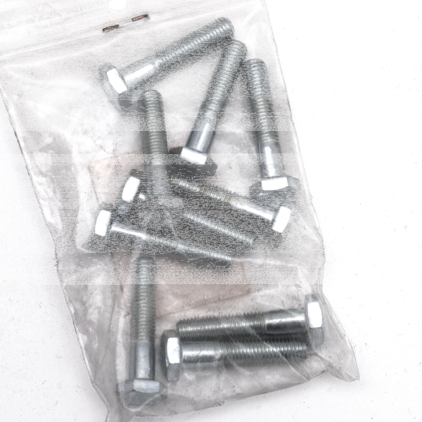 10pck hex bolt 1/4-28x1-1/4" UNF zinc (GB)