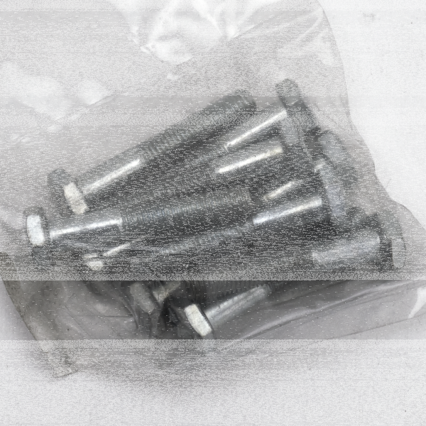 GZP 10pck hex bolt 1/4-28x1-1/2" zin (GB)