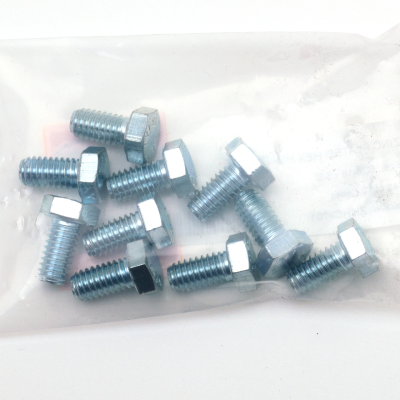10pck hex bolt 5/16-18x5/8" UNC zinc (GB)