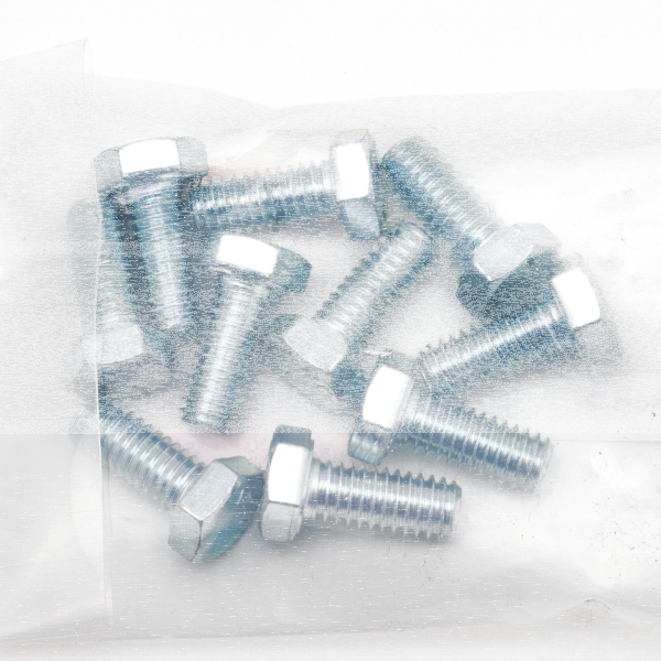 10pck hex bolt 5/16-18x3/4" UNC zinc (GB)
