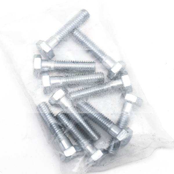 10pck hex bolt 5/16-18x1-3/8" UNC zinc (GB)
