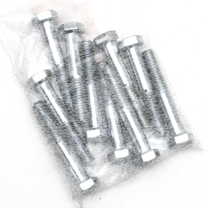 10pck hex bolt 5/16-18x2" UNC zinc (GB)