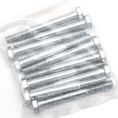 10pck hex bolt 5/16-18x3" UNC zinc (GB)