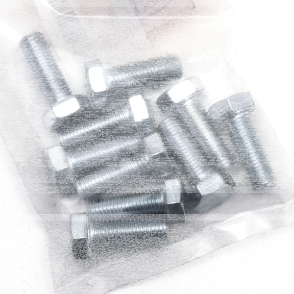 10pck hex bolt 5/16-24x7/8" UNF zinc (GB)