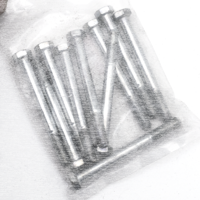 10pck hex bolt 5/16-24x3-1/4" UNF zinc (GB)