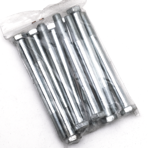 10pck hex bolt 5/16-24x3-3/4" UNF zinc (GB)